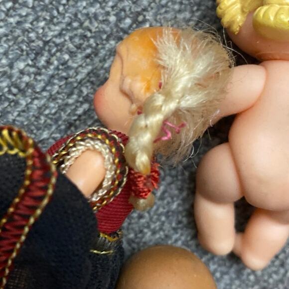 Mini Doll Lot Kewpie Baby Impkins Cabbage Patch Dutch Turtle Mark Schildkrot 5 - Picture 7 of 11